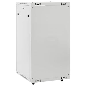 vidaXL 22U Network Cabinet on Wheels 19" IP20 60x60x120 cm