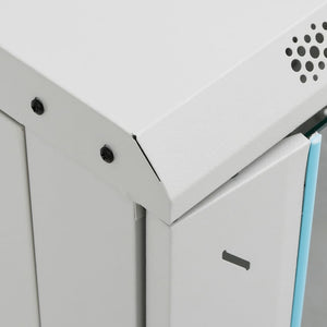 vidaXL 22U Network Cabinet on Wheels 19" IP20 60x60x120 cm
