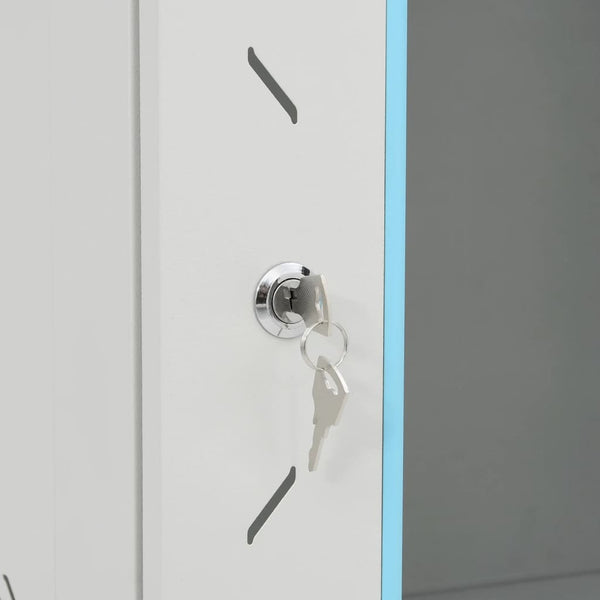 vidaXL 22U Network Cabinet on Wheels 19" IP20 60x60x120 cm