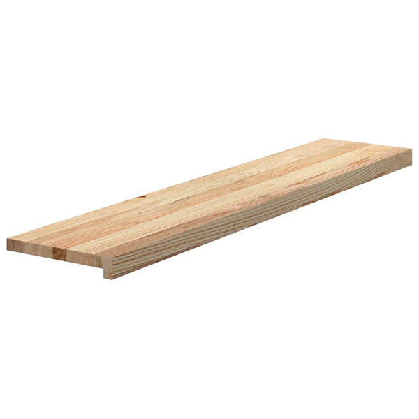 vidaXL Stair Treads 8 pcs. Untreated 120x25x2 cm Solid Oak Wood