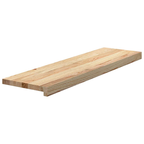 vidaXL Stair Treads 12 pcs. Untreated 90x25x2 cm Solid Oak