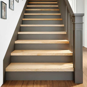 vidaXL Stair Treads 12 pcs. Untreated 90x25x2 cm Solid Oak