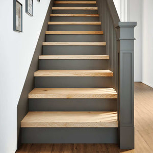 vidaXL Stair Treads 16 pcs. Untreated 70x25x2 cm Solid Oak Wood