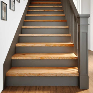 vidaXL Stair Treads 4 pcs. Light Brown 100x25x2 cm Solid Oak Wood