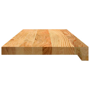 vidaXL Stair Treads 4 pcs. Light Brown 70x30x2 cm Solid Oak Wood