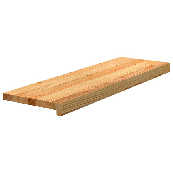 vidaXL Stair Treads 4 pcs. Light Brown 80x30x2 cm Solid Oak Wood