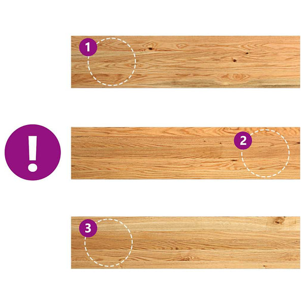 vidaXL Stair Treads 4 pcs. Light Brown 110x30x2 cm Solid Oak Wood