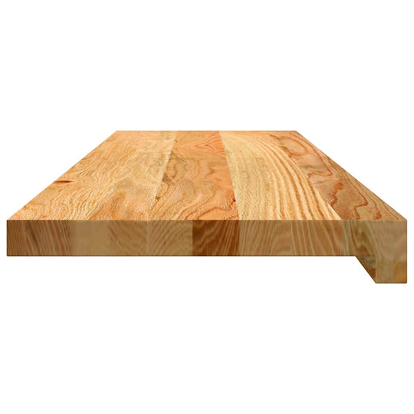 vidaXL Stair Treads 8 pcs. Light Brown 80x25x2 cm Solid Oak Wood