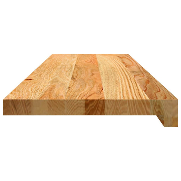 vidaXL Stair Treads 12 pcs. Light Brown 90x25x2 cm Solid Oak Wood