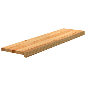 vidaXL Stair Treads 12 pcs. Light Brown 100x25x2 cm Solid Oak Wood