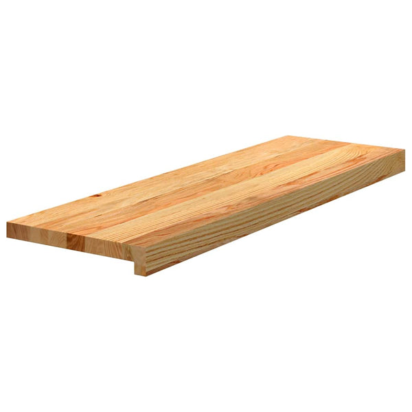 vidaXL Stair Treads 16 pcs. Light Brown 80x25x2 cm Solid Oak Wood