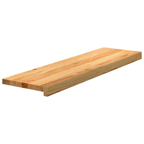 vidaXL Stair Treads 16 pcs. Light Brown 90x30x2 cm Solid Oak Wood