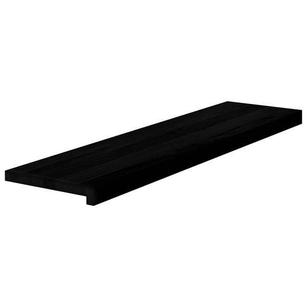vidaXL Stair Treads 4 pcs Dark Brown 100x30x2 cm Solid Oak Wood