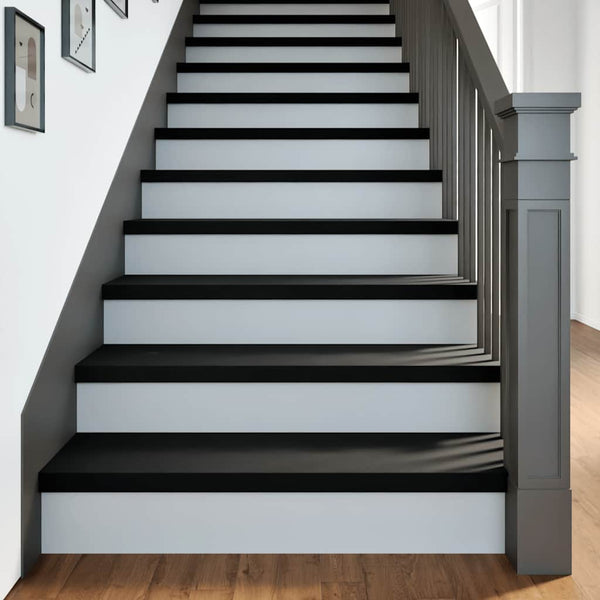 vidaXL Stair Treads 4 pcs Dark Brown 100x30x2 cm Solid Oak Wood