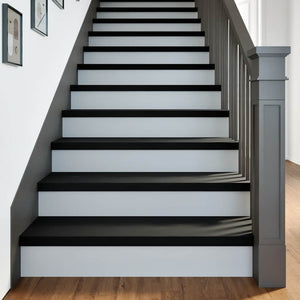 vidaXL Stair Treads 8 pcs Dark Brown 100x30x2 cm Solid Oak Wood