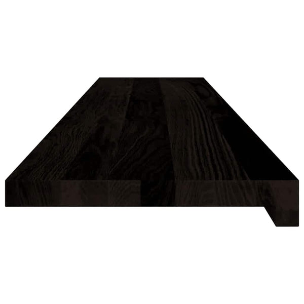 vidaXL Stair Treads 12 pcs Dark Brown 120x25x2 cm Solid Oak Wood