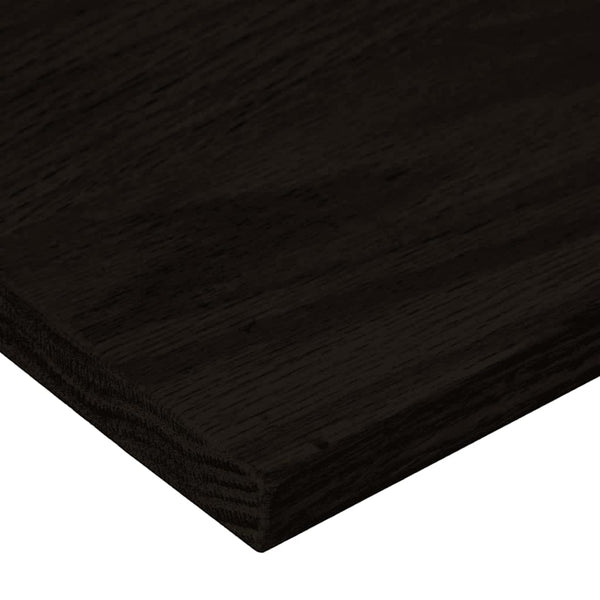vidaXL Stair Treads 12 pcs Dark Brown 120x25x2 cm Solid Oak Wood