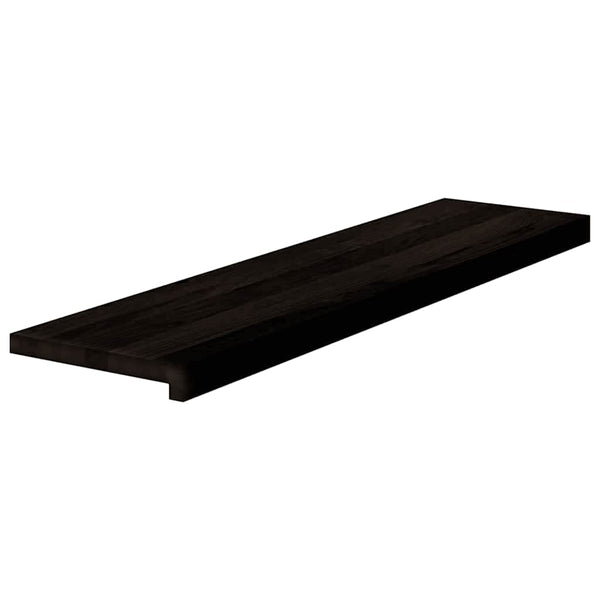 vidaXL Stair Treads 16 pcs. Dark Brown 100x25x2 cm Solid Oak Wood