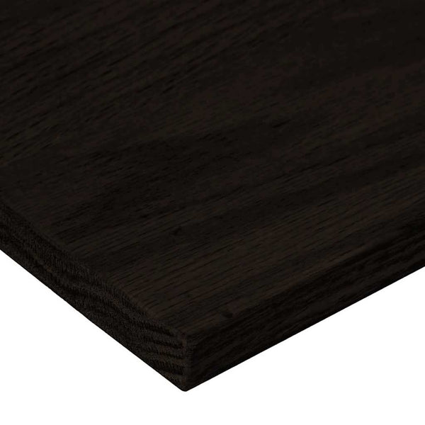 vidaXL Stair Treads 16 pcs. Dark Brown 100x25x2 cm Solid Oak Wood