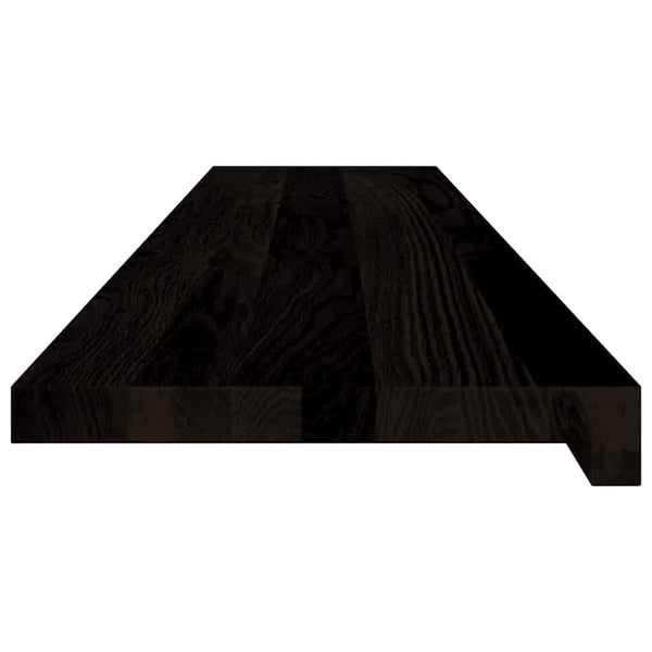 vidaXL Stair Treads 16 pcs. Dark Brown 120x25x2 cm Solid Oak Wood