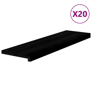 Eichenholz Treppenstufen Dunkelbraun 90x30cm, 20 Stk.