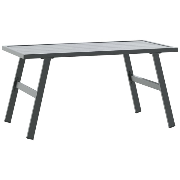 Gartenbänke 4er Set mit Kissen, Schwarz