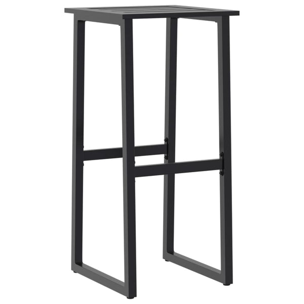 7-teiliges Gartenbar-Set Schwarz Stahl