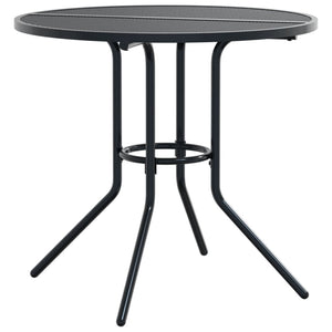 3-teiliges Gartenstuhlset aus Stahl