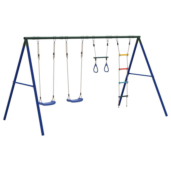 Schaukel Set mit Trapez und Strickleiter