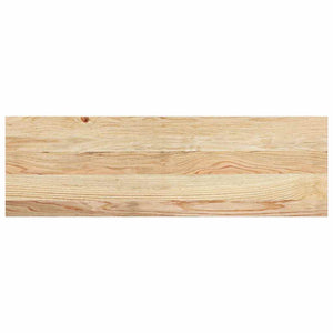 vidaXL Stair Treads 2 pcs. Untreated 80x30x2 cm Solid Oak Wood