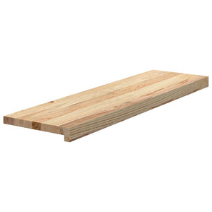 vidaXL Stair Treads 2 pcs. Untreated 90x30x2 cm Solid Oak