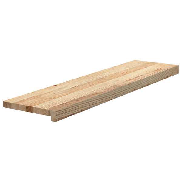 vidaXL Stair Treads 2 pcs. Untreated 100x30x2 cm Solid Oak