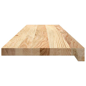 vidaXL Stair Treads 2 pcs. Untreated 100x30x2 cm Solid Oak