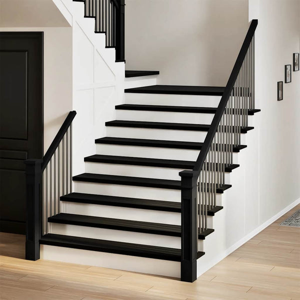 vidaXL Stair Treads 2 pcs. Dark Brown 120x25x2 cm Solid Oak Wood