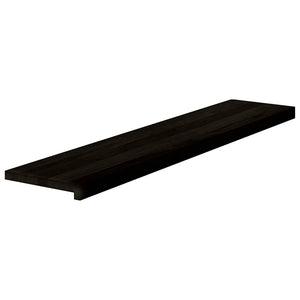 vidaXL Stair Treads 2 pcs Dark Brown 120x30x2 cm Solid Oak Wood