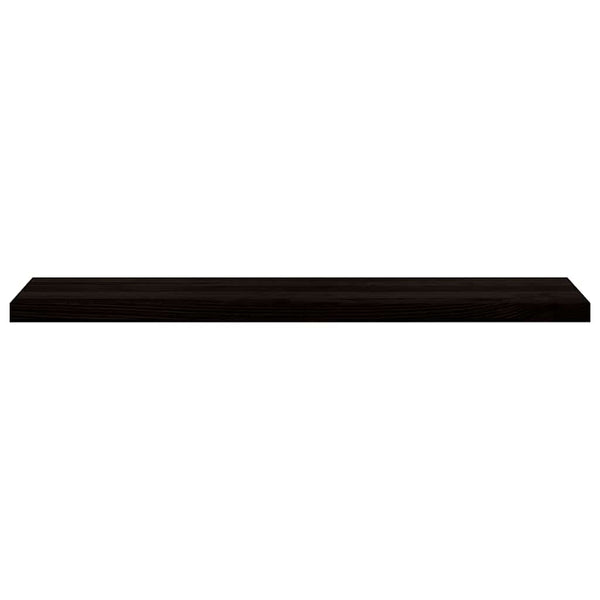 vidaXL Stair Treads 2 pcs Dark Brown 120x30x2 cm Solid Oak Wood
