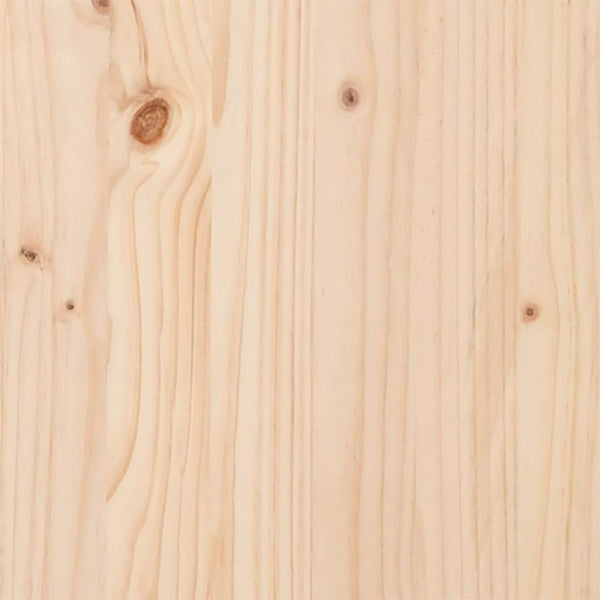 vidaXL Bunk Bed with Curtains White Black 90x200 cm Solid Pine Wood