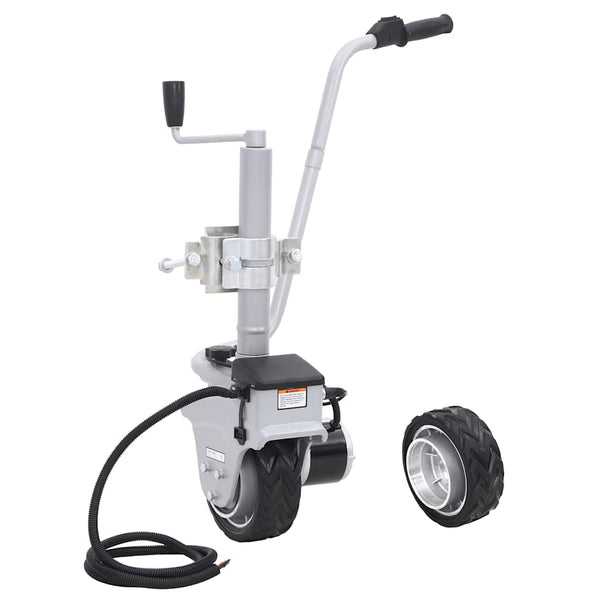 vidaXL Motorized Jockey Wheel Aluminum 12V 350W