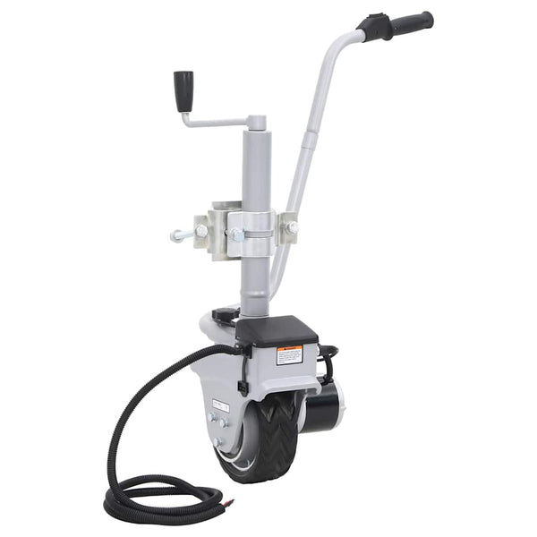 vidaXL Motorized Jockey Wheel Aluminum 12V 350W