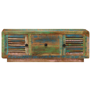 vidaXL TV Cabinet 110x30x40 cm Solid Reclaimed Wood