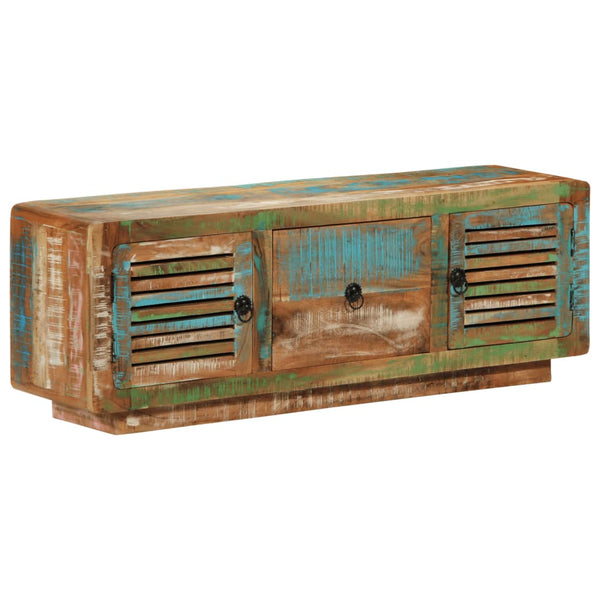 vidaXL TV Cabinet 110x30x40 cm Solid Reclaimed Wood