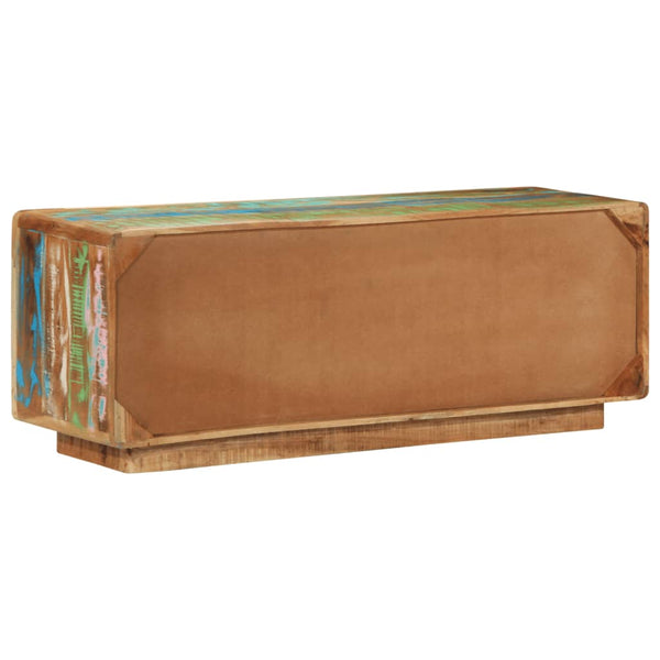 vidaXL TV Cabinet 110x30x40 cm Solid Reclaimed Wood