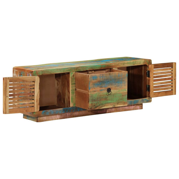 vidaXL TV Cabinet 110x30x40 cm Solid Reclaimed Wood