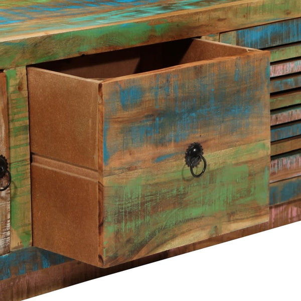 vidaXL TV Cabinet 110x30x40 cm Solid Reclaimed Wood