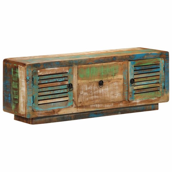 vidaXL TV Cabinet 110x30x40 cm Solid Reclaimed Wood