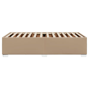 Bettgestell Cappuccino 80x200 cm Kunstleder