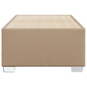 Bettgestell Cappuccino 90x200 cm Kunstleder