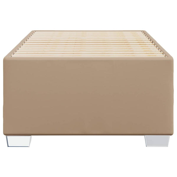 Bettgestell Cappuccino 90x200 cm Kunstleder