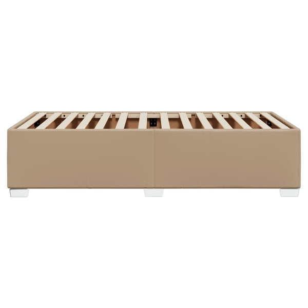 Bettgestell Cappuccino 90x200 cm Kunstleder