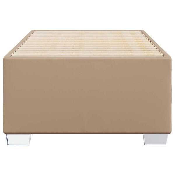 Bettgestell Cappuccino 100x200 cm Kunstleder